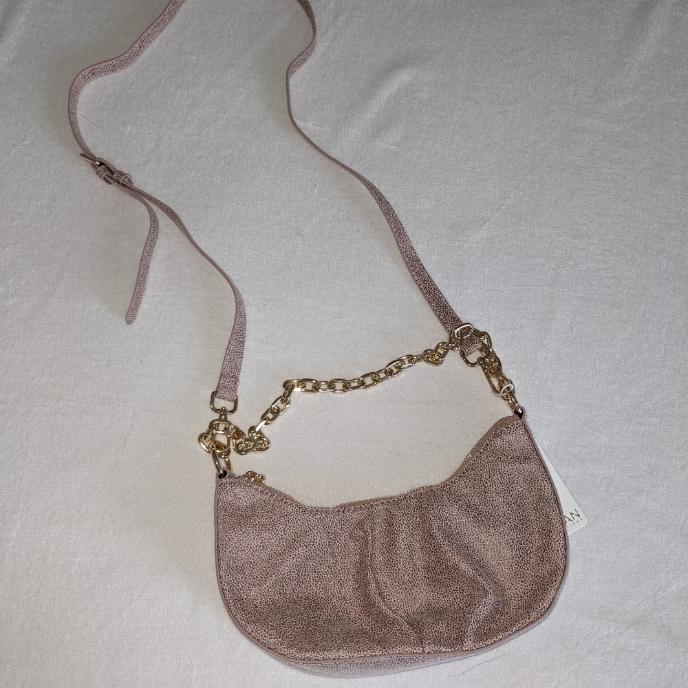 NWT Urban Expressions Crossbody Should Bag in Blush - Picture 3 of 7